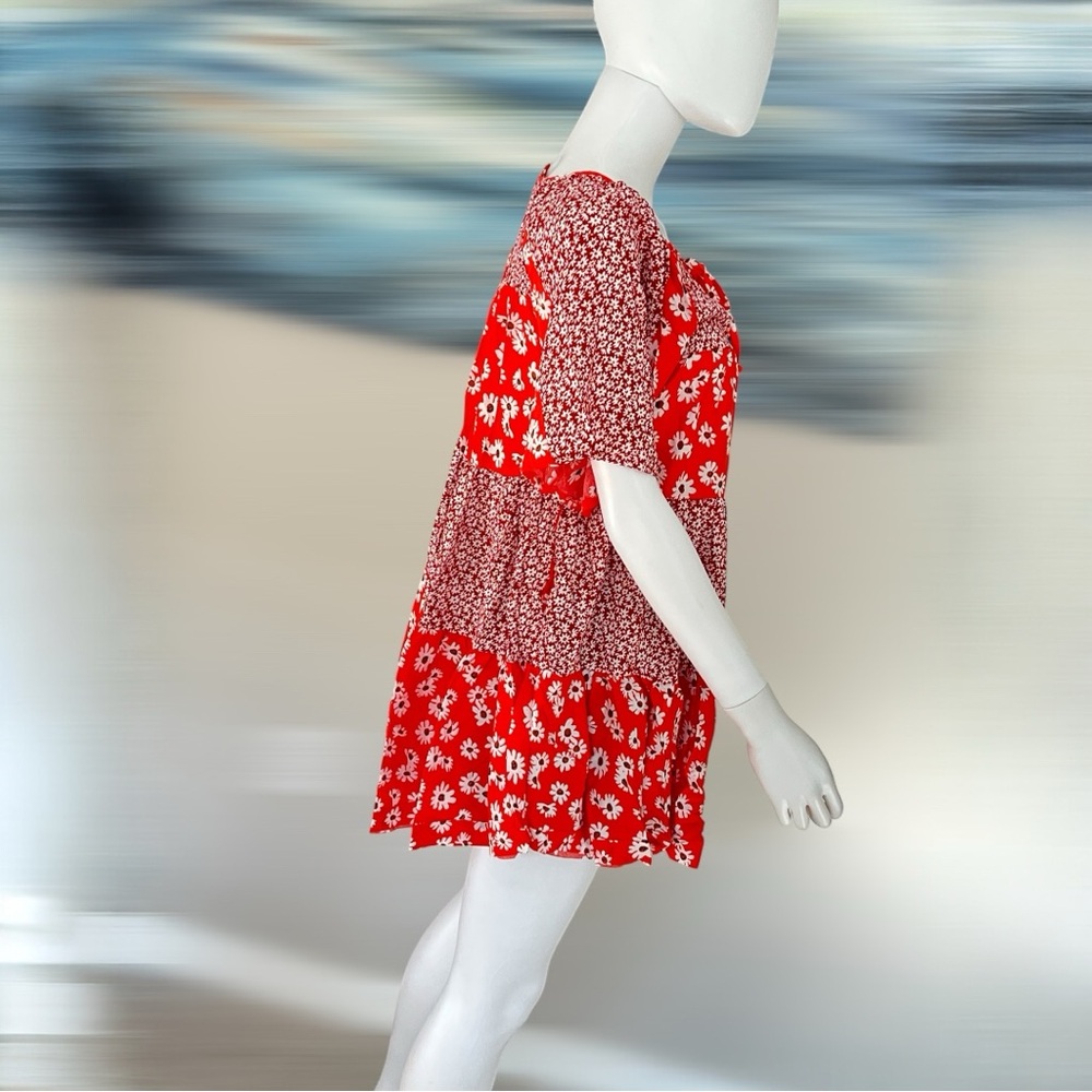 EASEL Floral pockets tunic blouse S M L - Picture 10 of 11